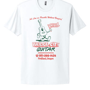 Bridge City Guitar Pizza Shirt